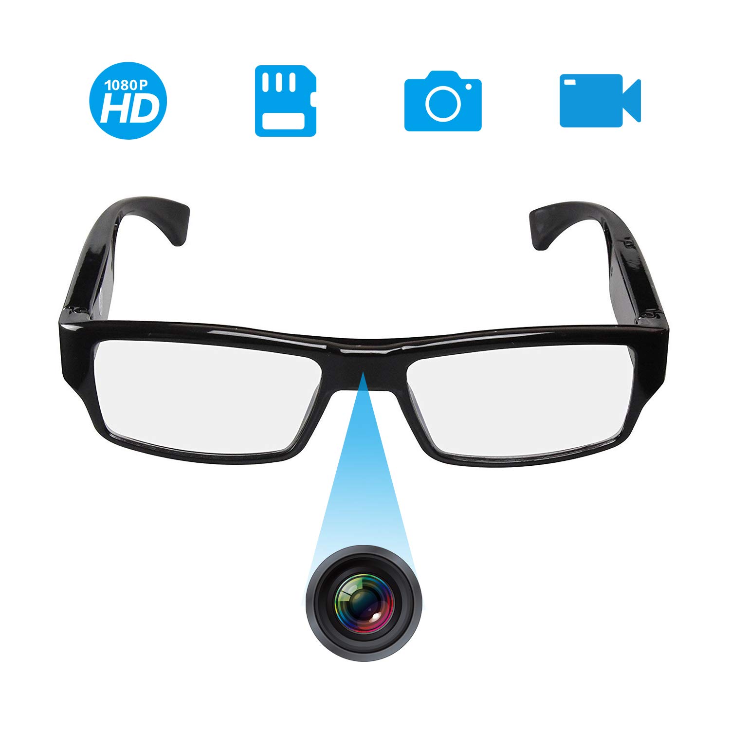 1080P HD Spy Glasses Camera