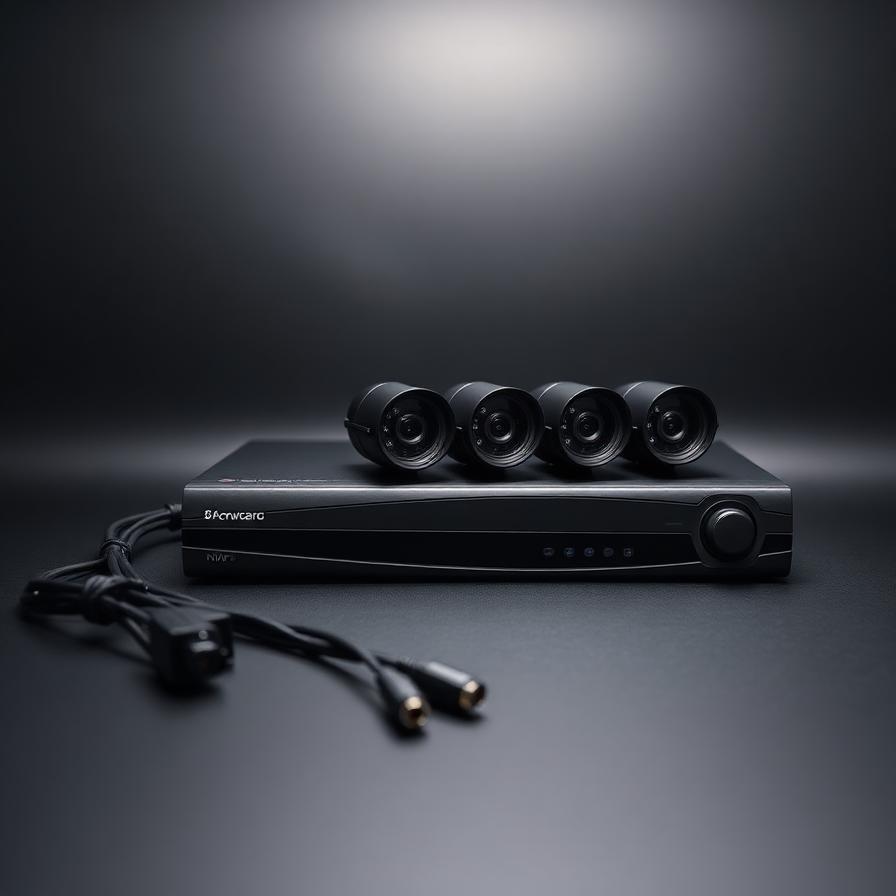 8-Channel DVR Kit with 4 Cameras